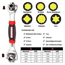 Laden Sie das Bild in den Galerie-Viewer, 🔧 52-in-1 Universal-Doppelseitiger Schraubenschlüssel 🔩