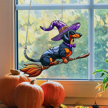 Laden Sie das Bild in den Galerie-Viewer, 🧙‍♀️Magic Dackel Fensterbehang🐕