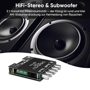 2.1-Kanal Bluetooth-Audio-Leistungsverstärkermodul