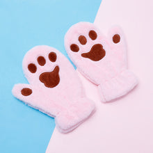 Laden Sie das Bild in den Galerie-Viewer, Verdickte Plüsch-Katzenkrallen-Handschuhe