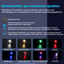 Laden Sie das Bild in den Galerie-Viewer, Tragbare Mini-Taschenlampe V10