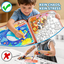 Laden Sie das Bild in den Galerie-Viewer, Wiederverwendbare Zauberwasser-Malbücher für Kinder