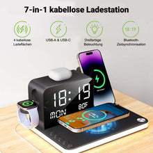 Laden Sie das Bild in den Galerie-Viewer, 7-in-1 Kabellose Ladestation