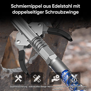 Doppelhahn-Fettpistolen-Kuppler