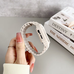 Integriertes magnetisches Silikonarmband der Apple Watch