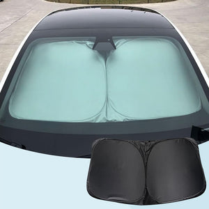 Auto-Windschutzscheiben-Sonnenschutz mit Aufbewahrungstasche