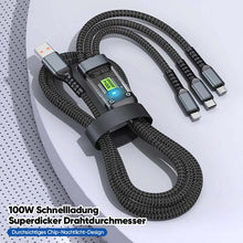 Laden Sie das Bild in den Galerie-Viewer, 3-in-1 100 Watt Datenkabel