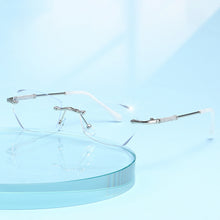 Laden Sie das Bild in den Galerie-Viewer, Modische randlose Anti-Blaulicht-Lesebrille