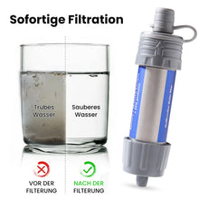 Laden Sie das Bild in den Galerie-Viewer, Tragbarer Wasserfilter für Camping