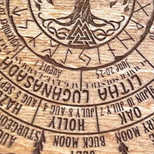 Laden Sie das Bild in den Galerie-Viewer, 💖Wheel Of The Year Holzschild - Baum des Lebens
