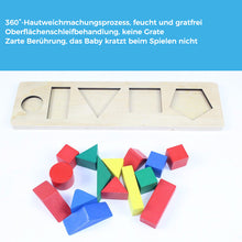Laden Sie das Bild in den Galerie-Viewer, Geometrisches Bausteine-Spielzeug für Babys