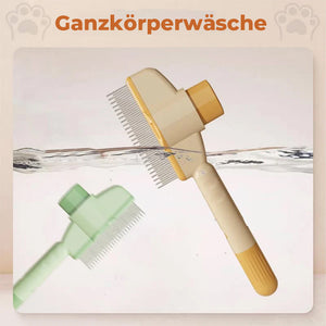 Selbstreinigende Haustier-Pflegebürste