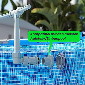 Doppelkopf-Schwimmbad-Standbrunnen