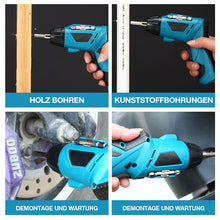 Laden Sie das Bild in den Galerie-Viewer, Multifunktionale wiederaufladbare elektrische Mini-Handbohrmaschine