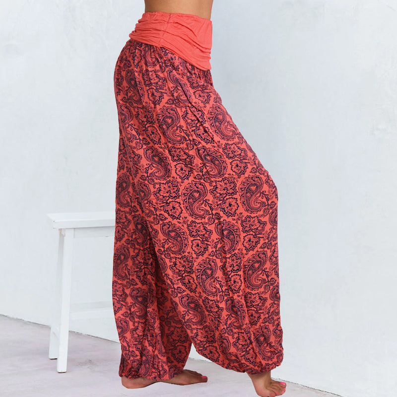 Atmungsaktive, schnell trocknende Yoga-Haremshose für Damen