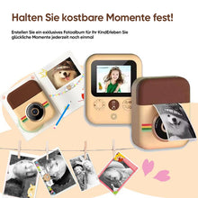 Laden Sie das Bild in den Galerie-Viewer, Digitale HD-Sofortbildkamera für Kinder