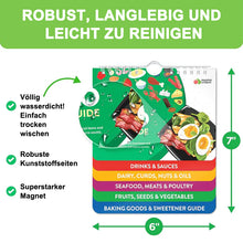 Laden Sie das Bild in den Galerie-Viewer, Heißluftfritteuse, Spickzettel, Magnete, Kochanleitung