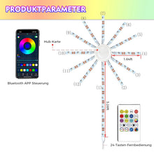Laden Sie das Bild in den Galerie-Viewer, LED-Feuerwerkslicht mit Bluetooth