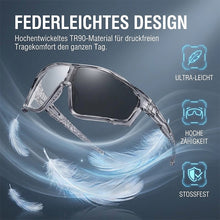 Laden Sie das Bild in den Galerie-Viewer, Photochrome UV-Schutz Sport Sonnenbrille Radfahren Wandern