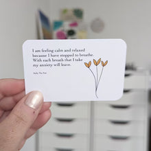 Laden Sie das Bild in den Galerie-Viewer, Angst-Affirmations-Kartenpaket