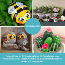 Laden Sie das Bild in den Galerie-Viewer, Handgemachtes DIY Buntes Stein-Set