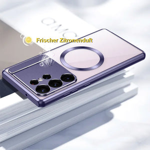 Magnetische Handyhülle mit Spiegelschutzständer für Samsung