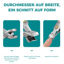 Laden Sie das Bild in den Galerie-Viewer, Nagelknipser aus Edelstahl mit großer Öffnung