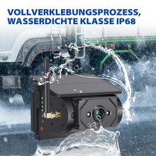Laden Sie das Bild in den Galerie-Viewer, Drahtlose Rückfahrkamera mit Magnetischer Solar 7&quot; DVR Monitor