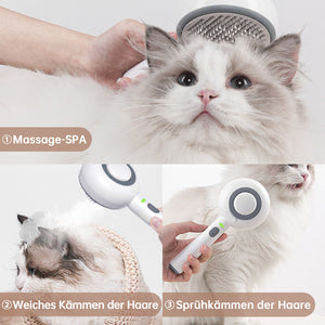 Sprühbürste für Katzen zum Entfernen von Haaren