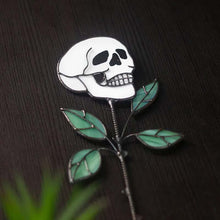 Laden Sie das Bild in den Galerie-Viewer, Frühes Halloween💀Totenkopf-Buntglaspflanze
