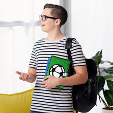 Laden Sie das Bild in den Galerie-Viewer, Fußball-Pailletten-Tagebuch, Notizbuch