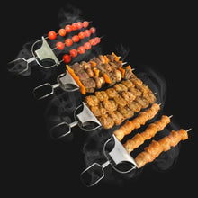 Laden Sie das Bild in den Galerie-Viewer, Halbautomatische Grillgabel aus Edelstahl (Vorbestellung, Versand innerhalb von 15 Tagen)