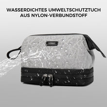Laden Sie das Bild in den Galerie-Viewer, Tragbare Kosmetiktasche zur Trocken- und Nasstrennung