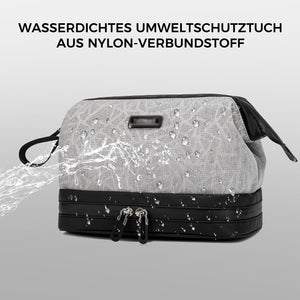 Tragbare Kosmetiktasche zur Trocken- und Nasstrennung