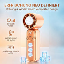 Laden Sie das Bild in den Galerie-Viewer, Mini-Kühlventilator mit Kühlakku