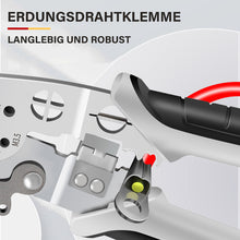 Laden Sie das Bild in den Galerie-Viewer, Professionelle Multifunktions-Abisolierzange mit Winkel