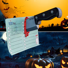 Laden Sie das Bild in den Galerie-Viewer, Halloween Kreativer Axt Ahornblatt Kühlschrankmagnet