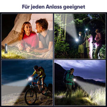 Laden Sie das Bild in den Galerie-Viewer, Ultrahelle Taschenlampe mit weißem Laser und großer Reichweite