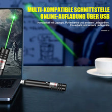 Laden Sie das Bild in den Galerie-Viewer, USB-Laser-Taschenlampe
