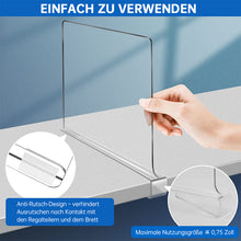 Laden Sie das Bild in den Galerie-Viewer, Regalteiler aus Acryl für die Schrankorganisation