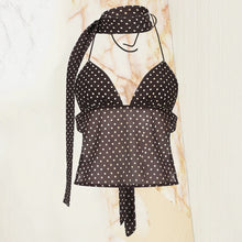 Laden Sie das Bild in den Galerie-Viewer, Sexy Neckholder-Weste aus Chiffon mit V-Ausschnitt