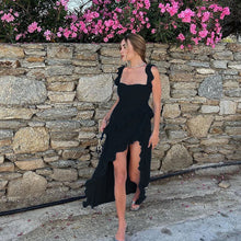 Laden Sie das Bild in den Galerie-Viewer, Trägerkleid mit Schlitz