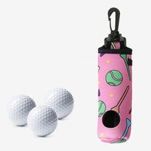 Laden Sie das Bild in den Galerie-Viewer, Tragbare Golf-Aufbewahrungstasche für Bälle