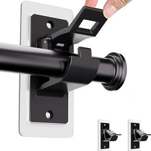 Laden Sie das Bild in den Galerie-Viewer, Sakerplus® Vorhangstangenhalterungen ohne Bohren