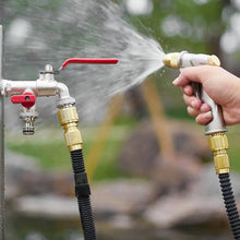 Laden Sie das Bild in den Galerie-Viewer, Zinklegierung Dual Outlet Wasserhahn für Gartenarbeit