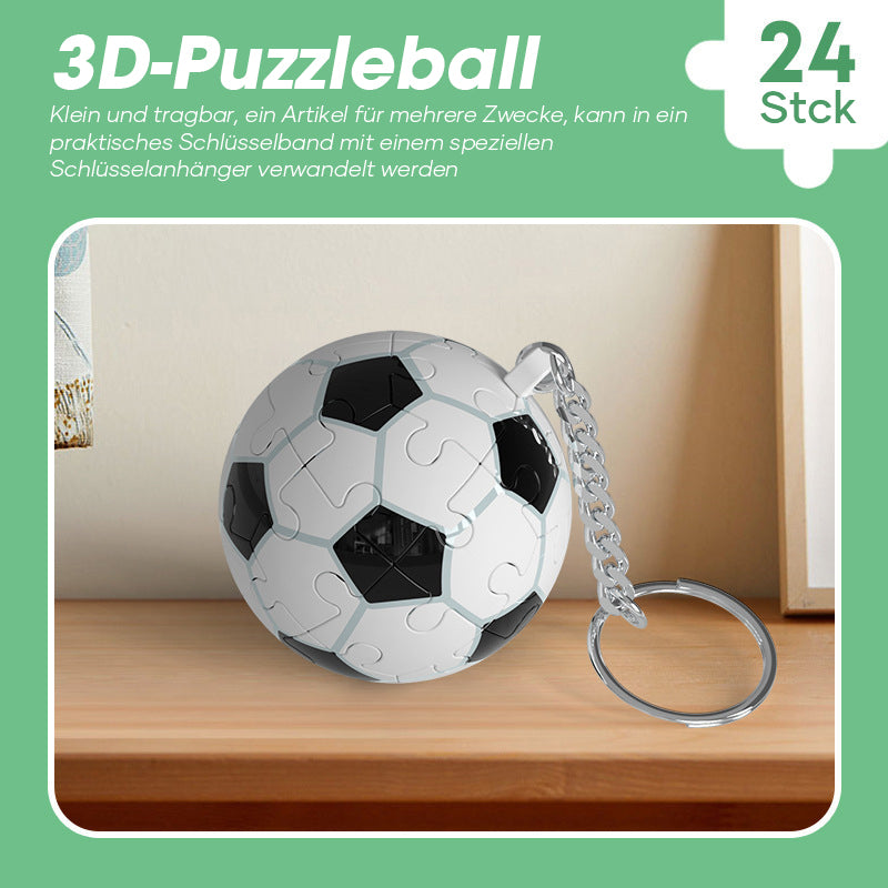 3D-Stereo-Puzzle-Schlüsselanhänger