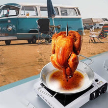 Laden Sie das Bild in den Galerie-Viewer, Edelstahl-Grillpfanne mit vertikaler Schraube
