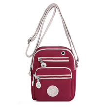 Laden Sie das Bild in den Galerie-Viewer, Nylon-Umhängegürteltasche für Damen mit mehreren Taschen