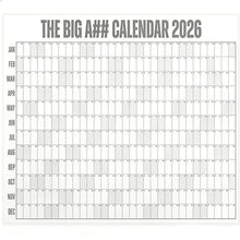 Laden Sie das Bild in den Galerie-Viewer, Großformatiger Wandkalender