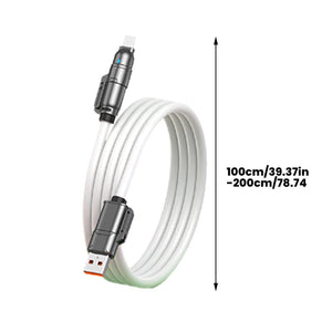 4-in-1 SuperSpeed Ladekabel - 240W Blitzladung & Ultra-langlebig